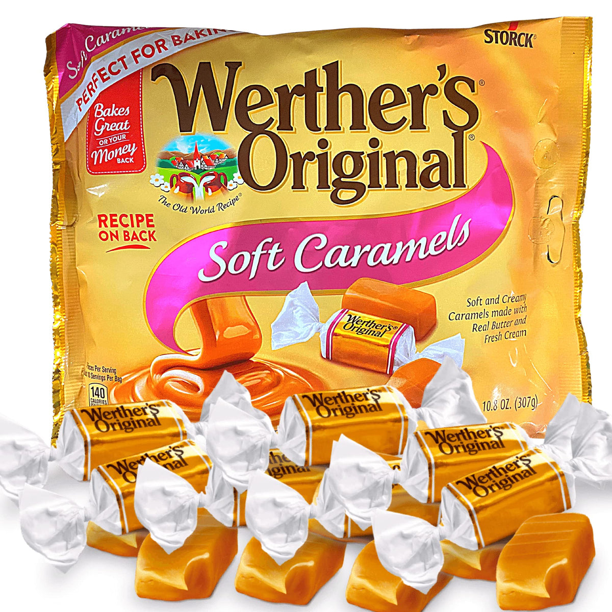 Werther's Original soft caramels pack ready for sharing.