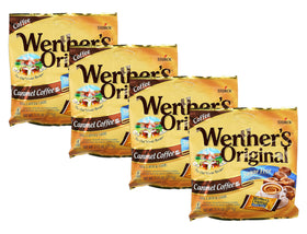 Werther's Original sugar free caramel coffee hard candy pack for on-the-go snacking.