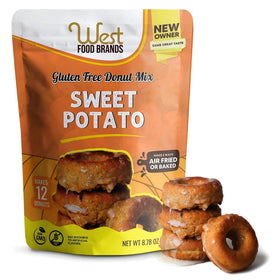 West Food Brands gluten-free sweet potato donut mix pack for easy at-home baking