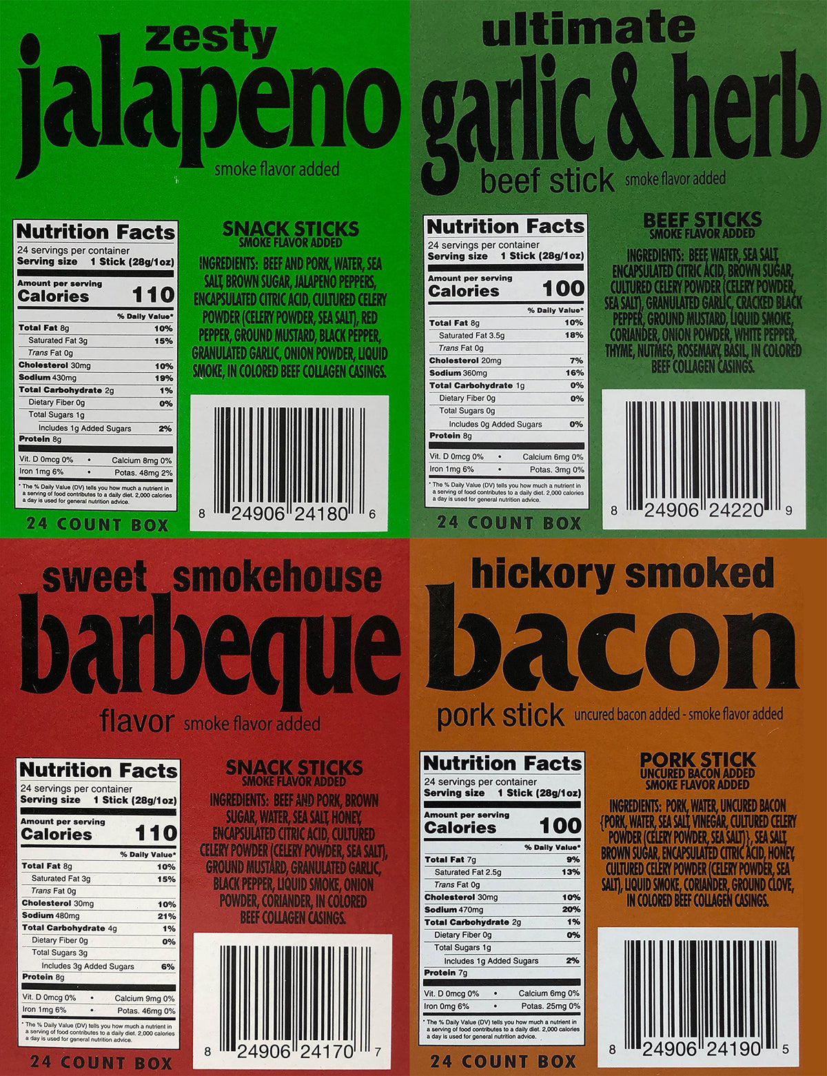 Westerns Smokehouse Zesty Jalapeno Pepper sticks deliver a bold heat