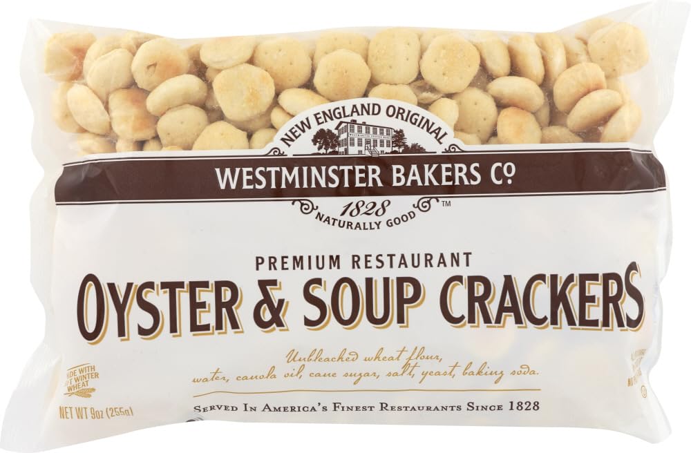 Westminster New England Original crackers 4-pack, ideal with soups.