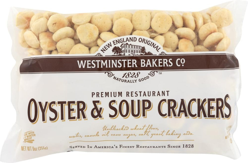 Westminster New England Original crackers 4-pack, ideal with soups.