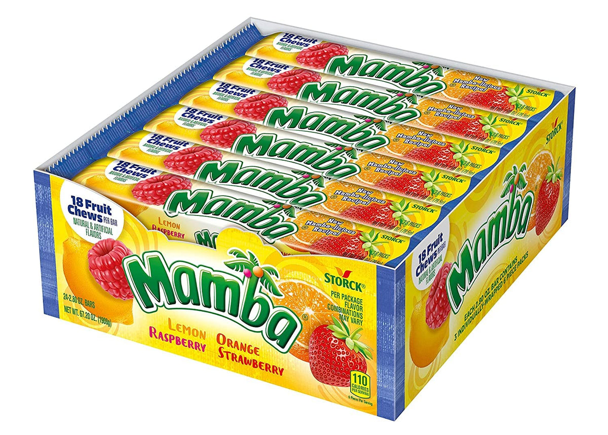 Westwood Mamba bulk pack hero image, ideal for on-the-go snacking.
