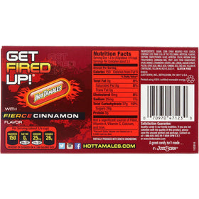 Westwood Hot Tamales bulk pack ingredients detail for bulk purchases and inventory.