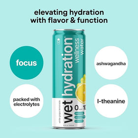 Wet Hydration Orange Mango can provides sugar-free hydration during workouts.