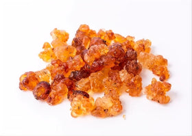 WFH Peach Gum raw pearls close-up highlighting delicate texture for soaking