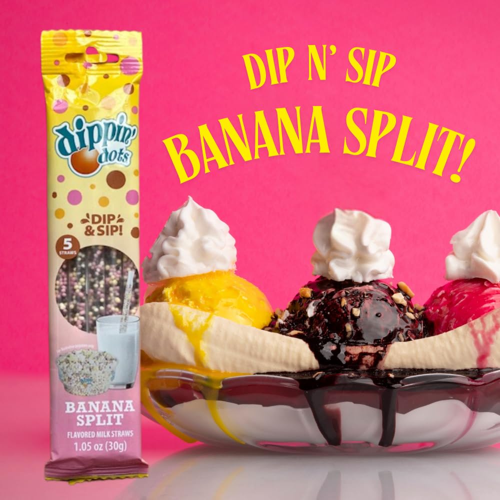 Whatever Brands USA Dippin' Dots straw for portable lunchbox treats.