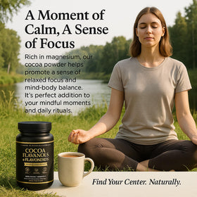 WHDEOW magnesium-rich powder suggests calm focus and daily comfort.