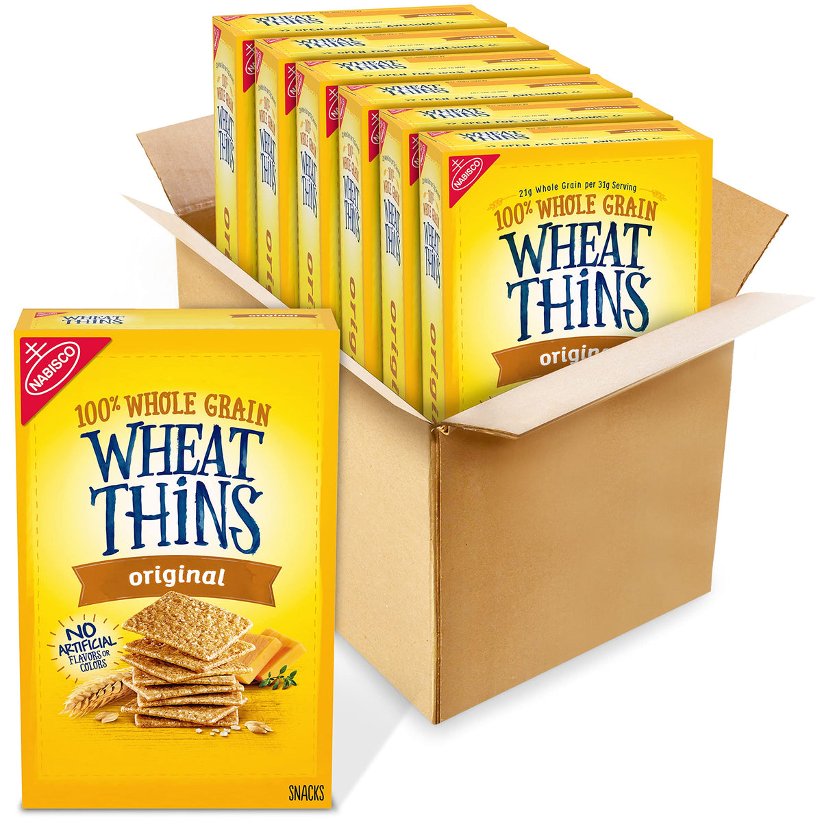 Wheat Thins Original Snacks bulk boxes ready for sharing at gatherings