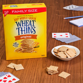 Wheat Thins Original Snacks bulk packaging display for pantry