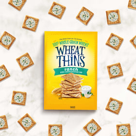 Wheat Thins Ranch Crackers ideal for a quick snack time moment