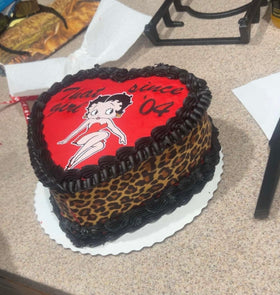 Whimsical Practicality leopard-themed cake decoration border strip for party-ready desserts.