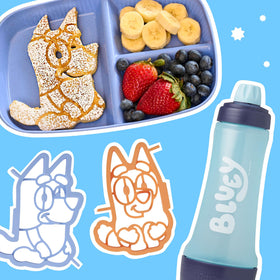 Whiskware Bluey silicone molds for character pancake shapes