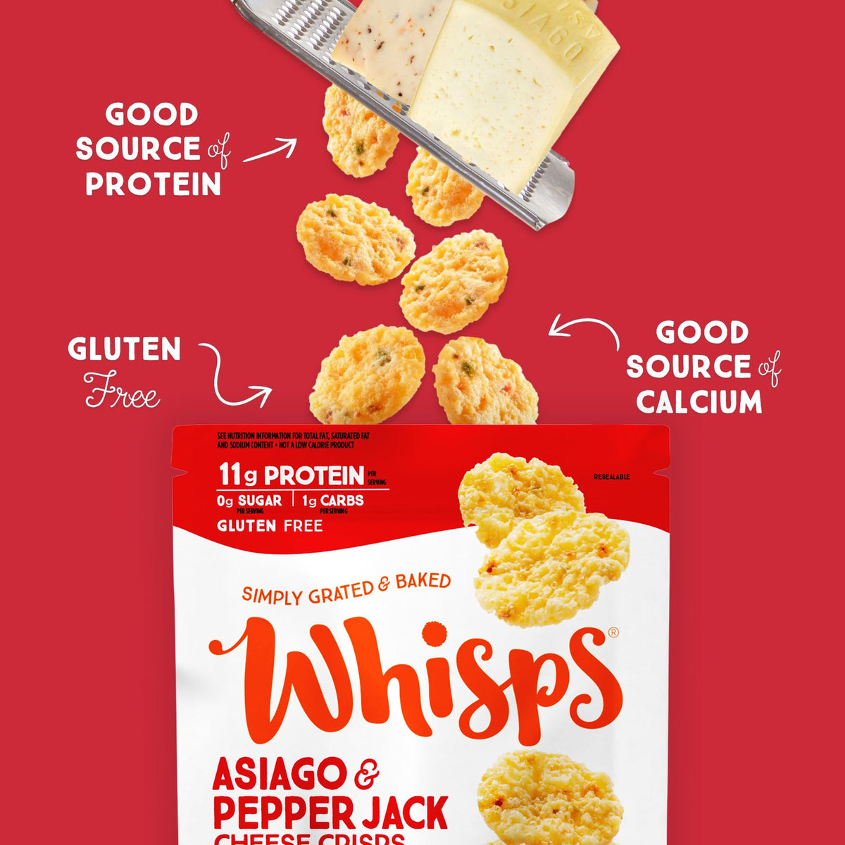 Whisps on a recipe board suggests soups and salads pairing ideas.