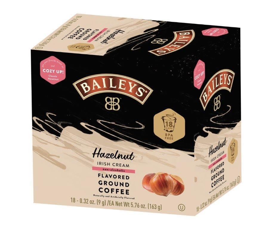 White Coffee ground coffee hazelnut Irish cream pod for a smooth morning boost