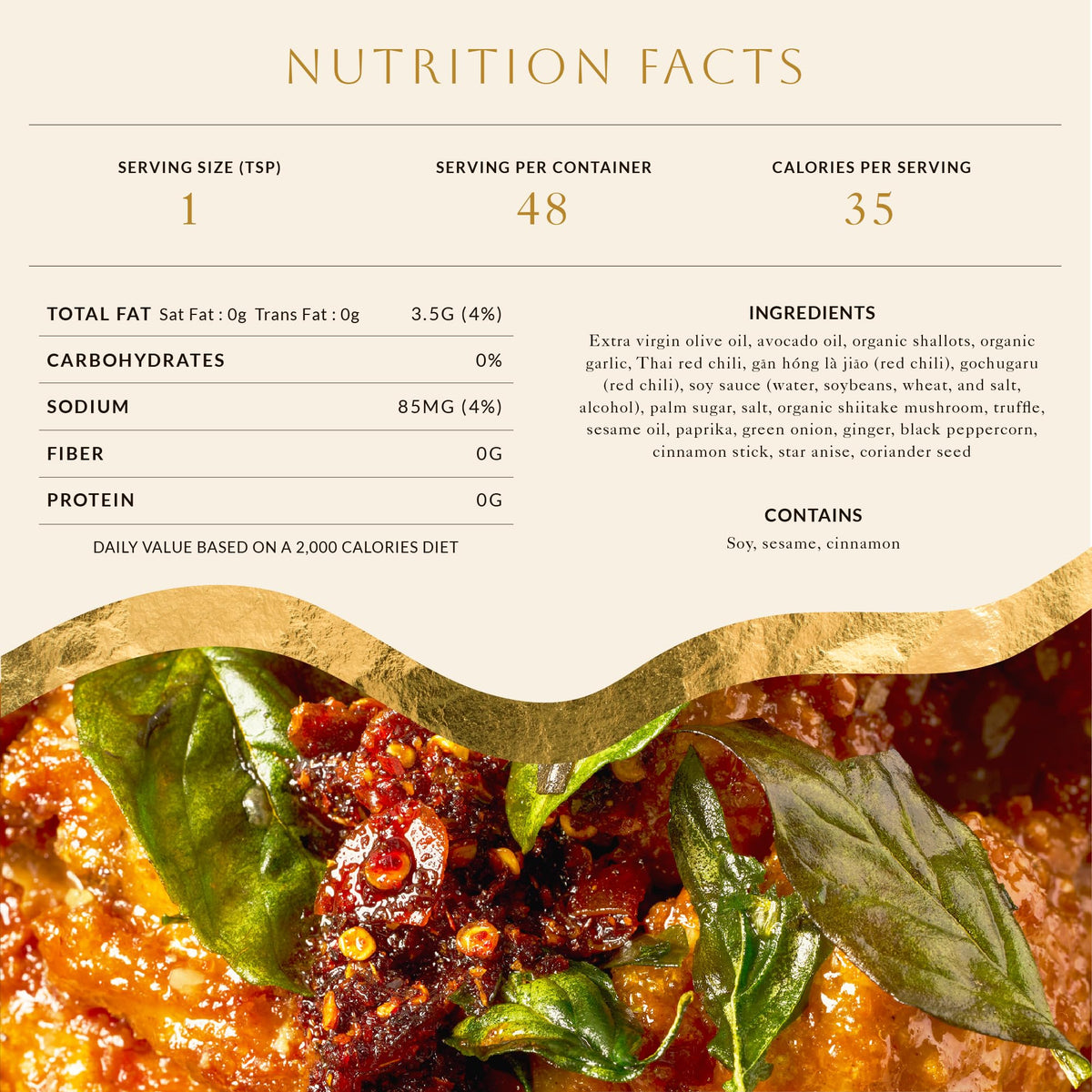 White Elephant Prik Nam Mun jar closeup reveals crispy texture and premium ingredients.