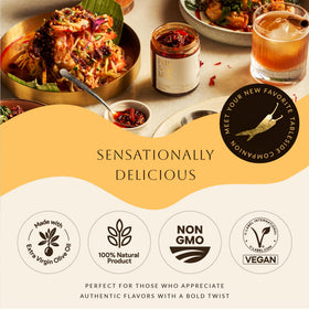 White Elephant Prik Nam Mun olive oil blend adds depth to meals.