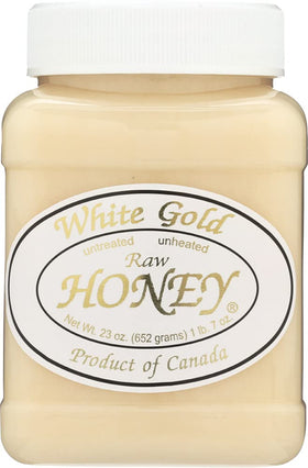 White Gold Honey 2-pack jar label emphasizes brand and packaging for easy gifting.