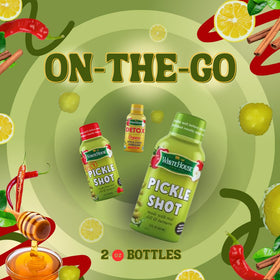 White House Pickle Shots on-the-go activity scene with refreshing bite