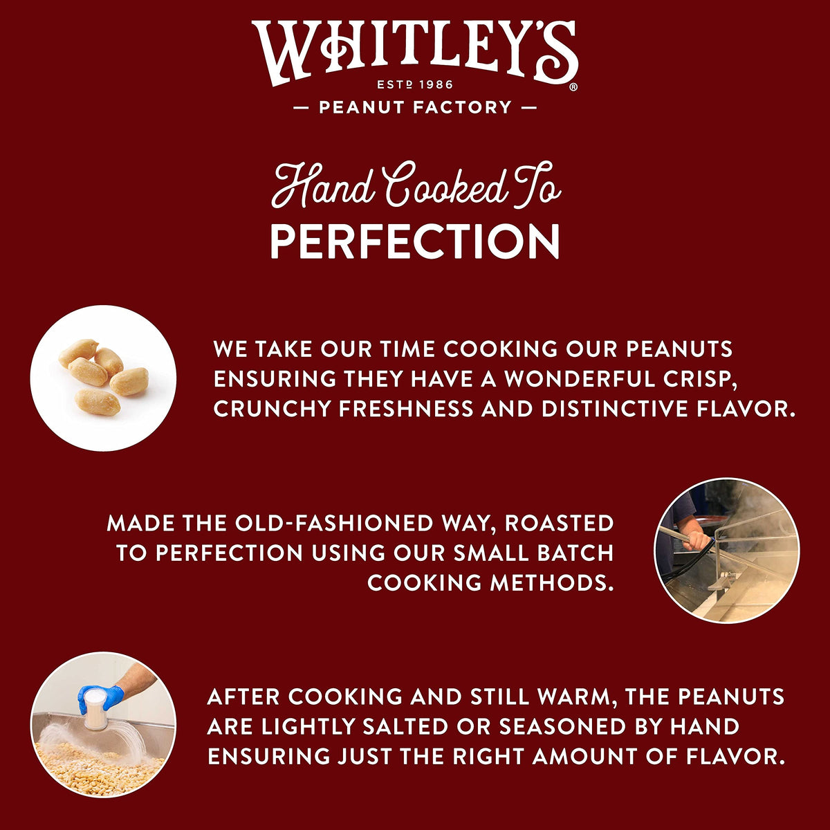 Whitley's Salted Virginia Peanuts gift-pack suggesting ideal gift option