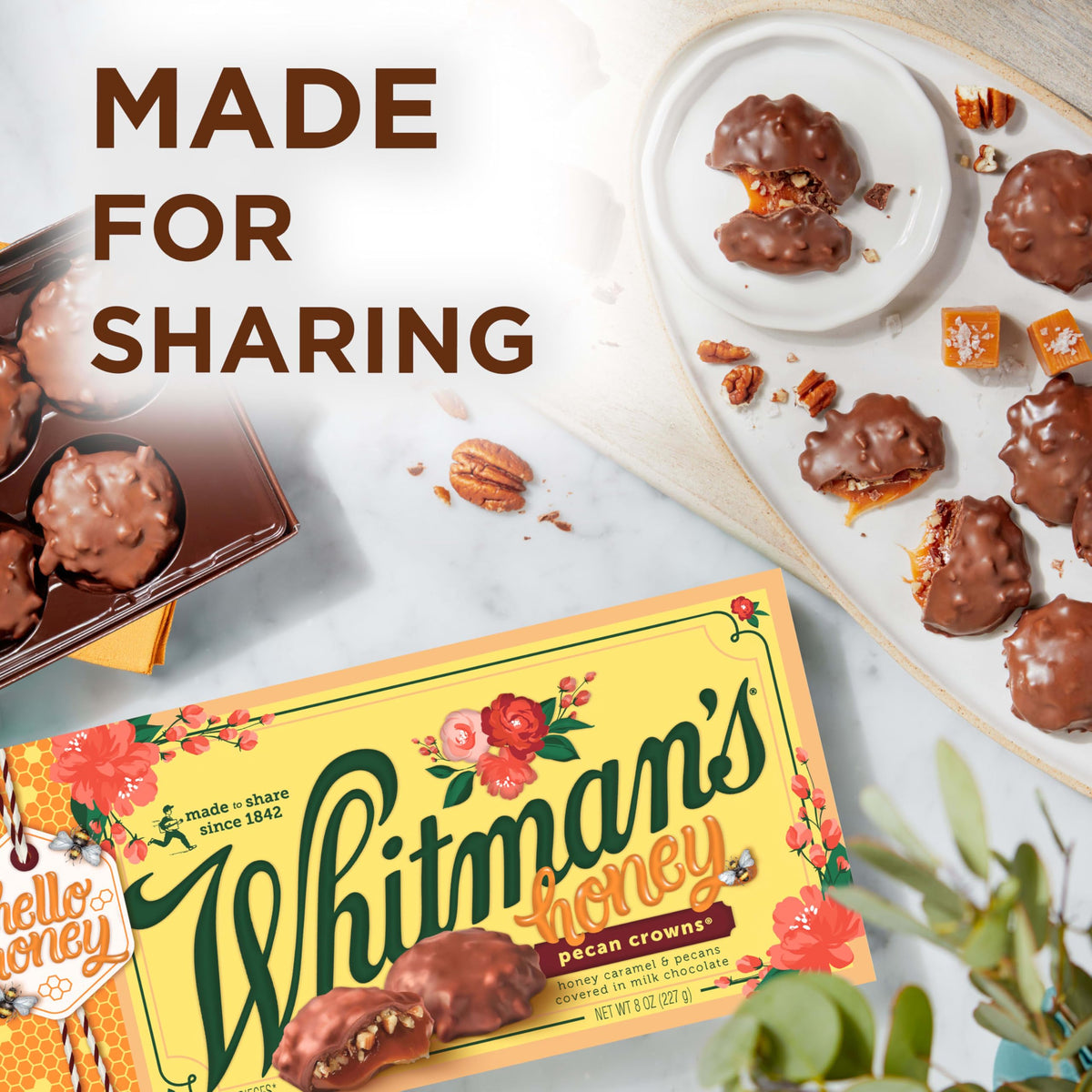 Whitman's American tradition label signals heritage and quality