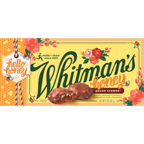 Whitman's Honey Pecan Crowns box, inviting display for celebrations
