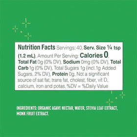 Whole Earth drops sweeten coffee without calories, perfect for busy mornings.