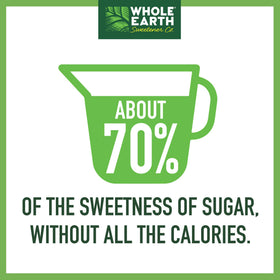 Whole Earth erythritol baking use in recipes with heat stability.