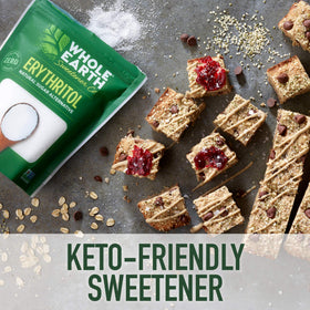 Whole Earth erythritol in a coffee cup for low-calorie sweetness.