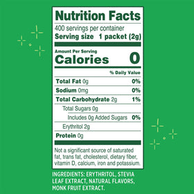 Whole Earth packets in a dispenser showcasing on-the-go sugar-free use.