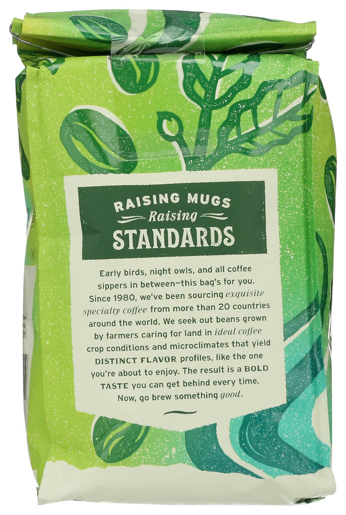 Whole Foods Market Breakfast Blend aroma close-up highlighting milk chocolate notes.