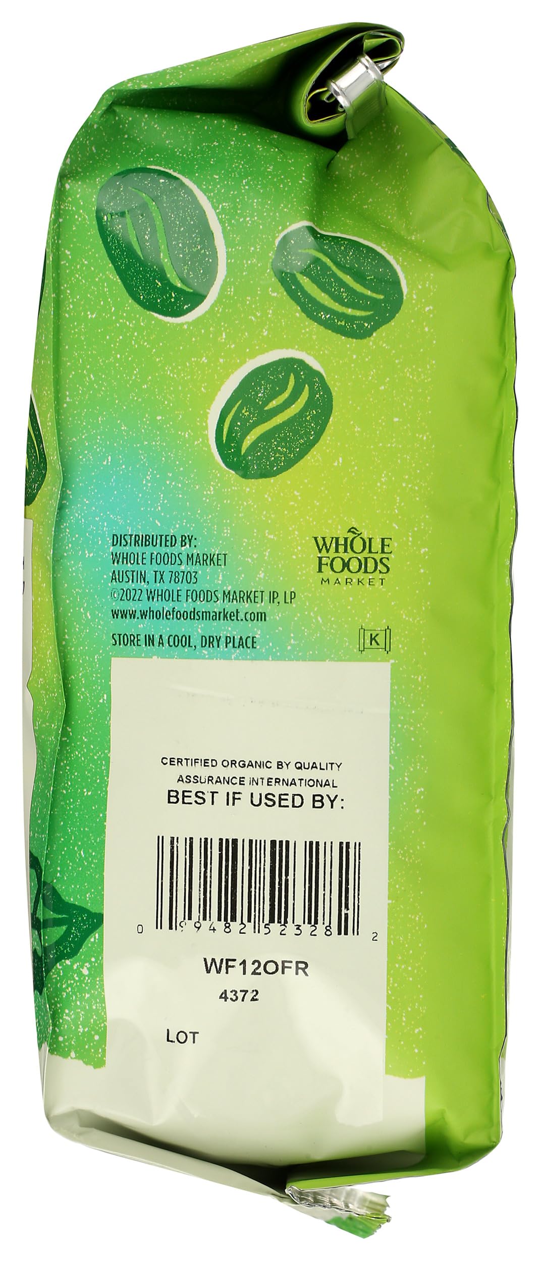 Whole Foods Market Rainforest Alliance and Fair Trade logos validate responsible sourcing