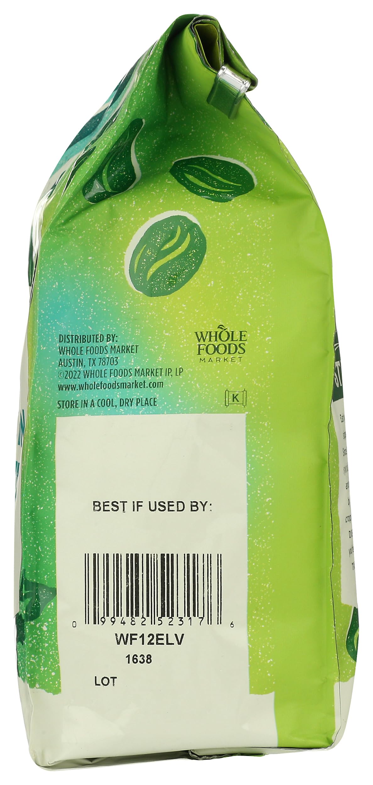 Whole Foods Market El Volcán light roast coffee aroma rising from a cup.