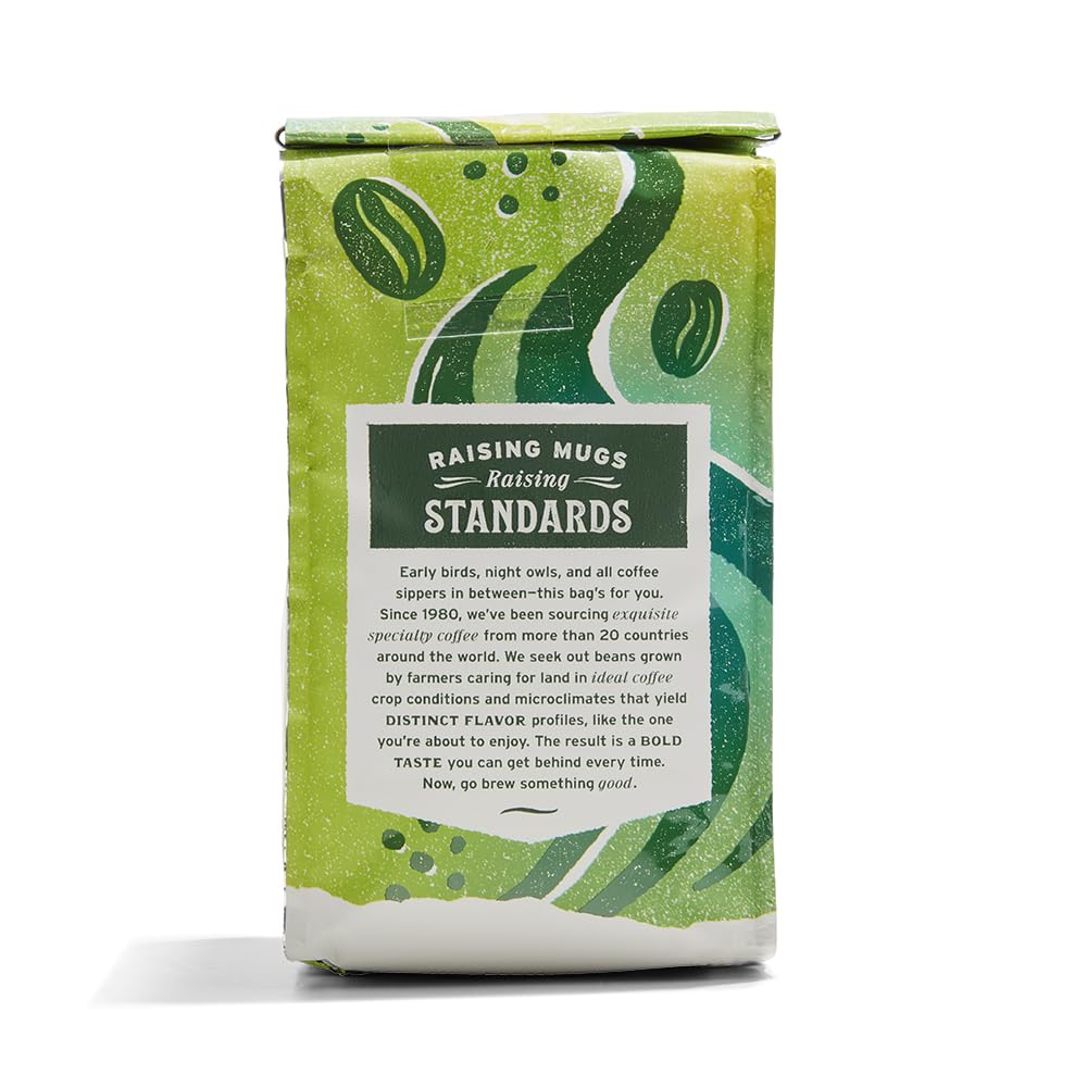 Whole Foods Market La Mesa coffee cup showing cocoa and almond hints for morning brew.
