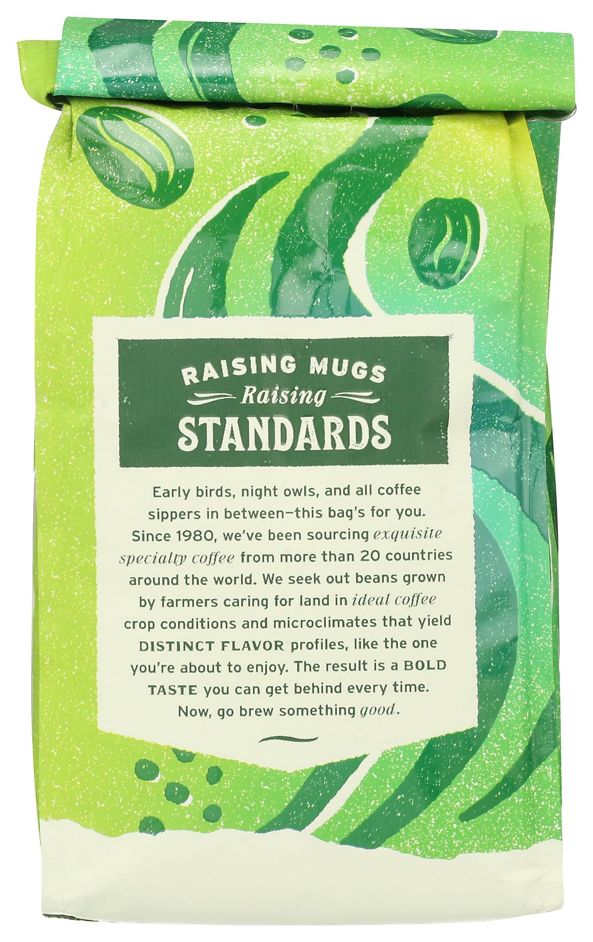 Whole Foods Market Organic Café La Duena ground coffee label highlights quality.