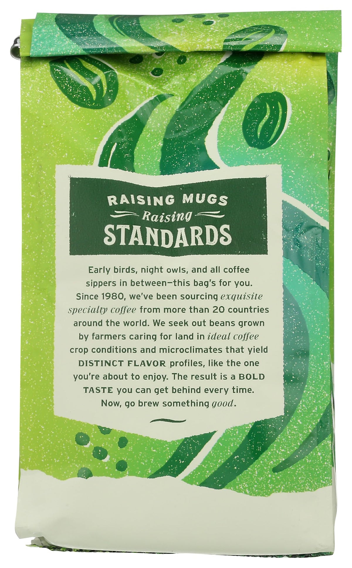 Whole Foods Market Organic Early Bird Blend coffee aroma cup highlighting cocoa notes