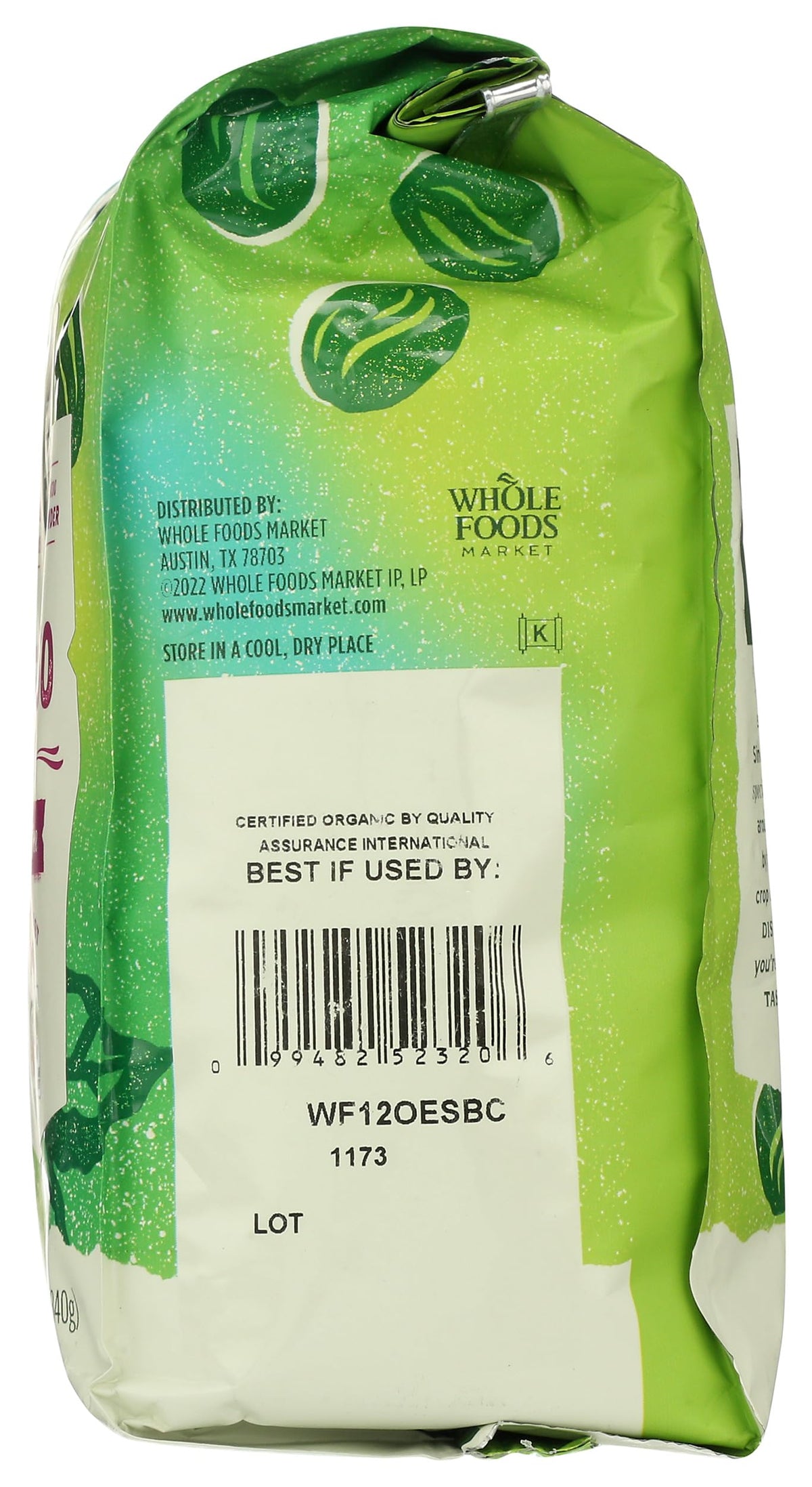 Shelf-ready packaging highlights organic sourcing and ethical certifications