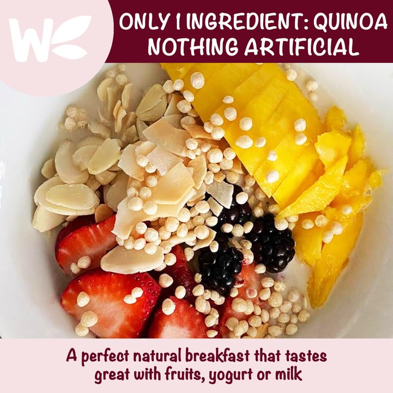 Wholefort Quinoa Cereal breakfast option with vegan, gluten-free goodness.