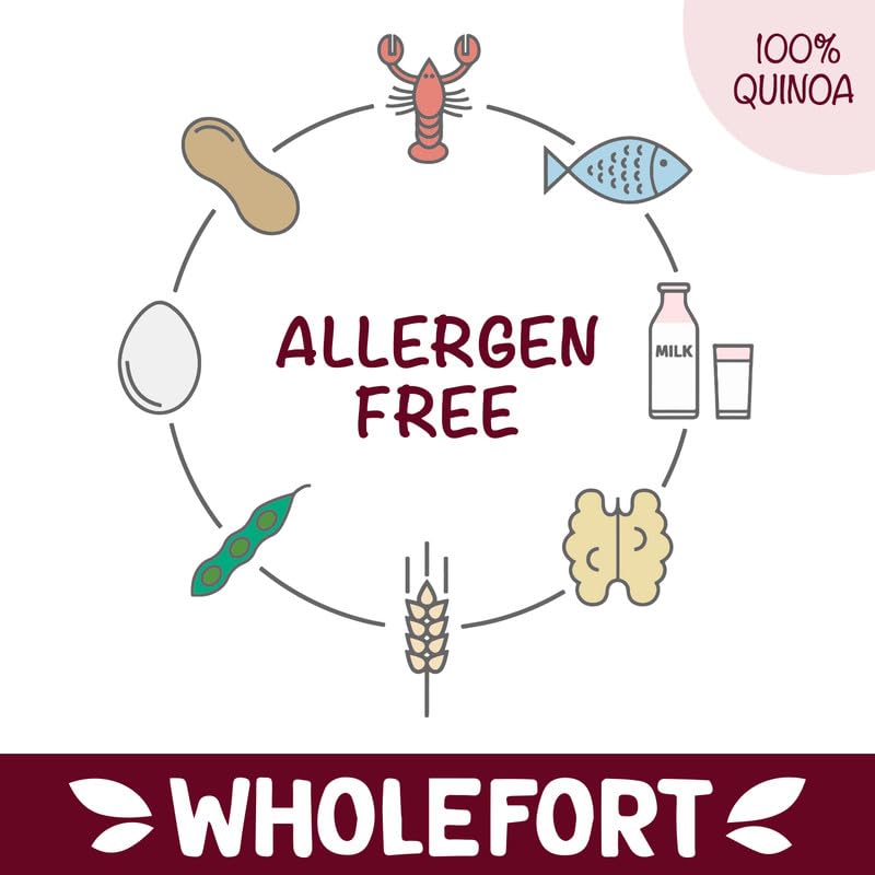 Wholefort vegan gluten-free non-GMO cereal in clean facilities.