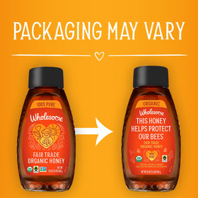 Wholesome honey jar close-up highlights single-ingredient purity for toppings.