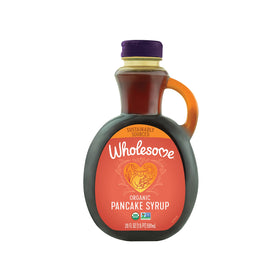 Wholesome Organic Pancake Syrup bottle ready to drizzle over breakfast favorites