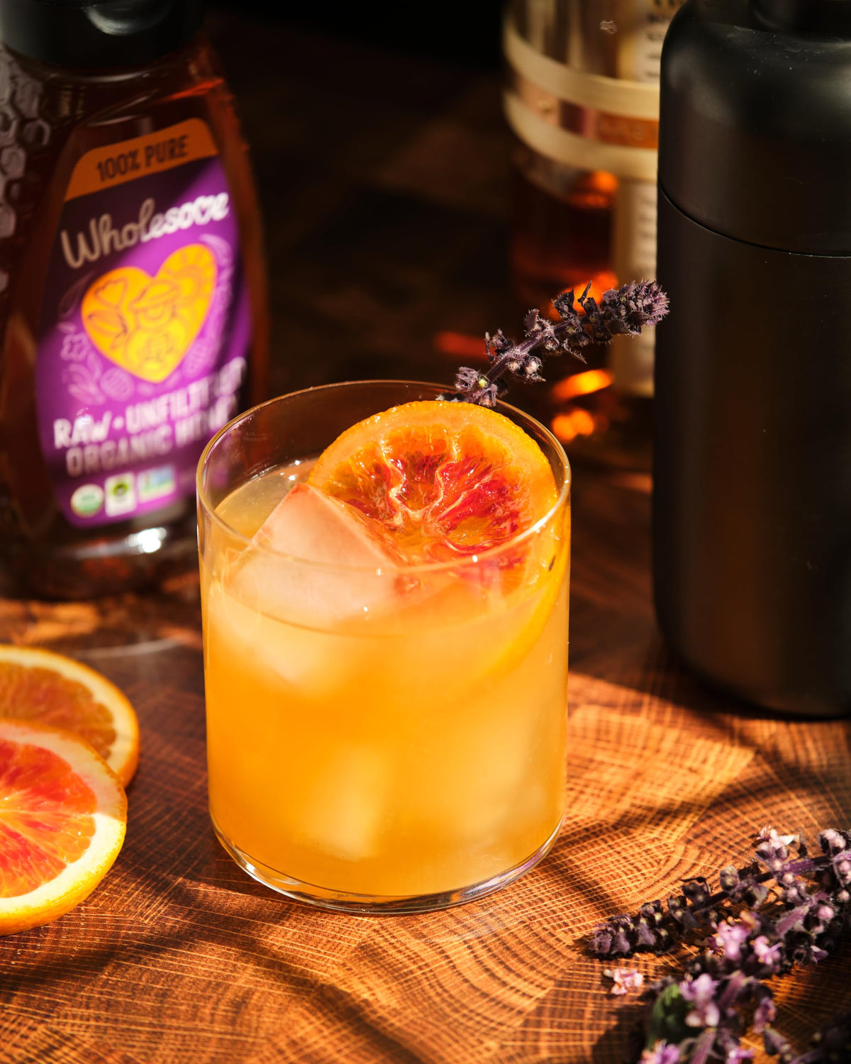 Wholesome Organic Raw Honey used in baking for natural sweetness