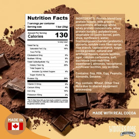 Wholesome Provisions low net carbs badge highlights keto-friendly snack
