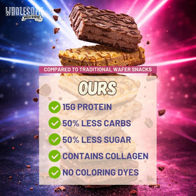 Wholesome Provisions Chocolate wafer squares offer satisfying crunch between workouts.