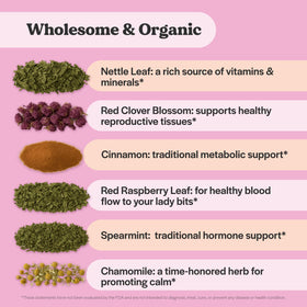 Wholesome Story Chamomile and Red Clover calm a busy day