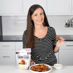 Wholesome Yum almond flour single-ingredient product for clean ingredients.