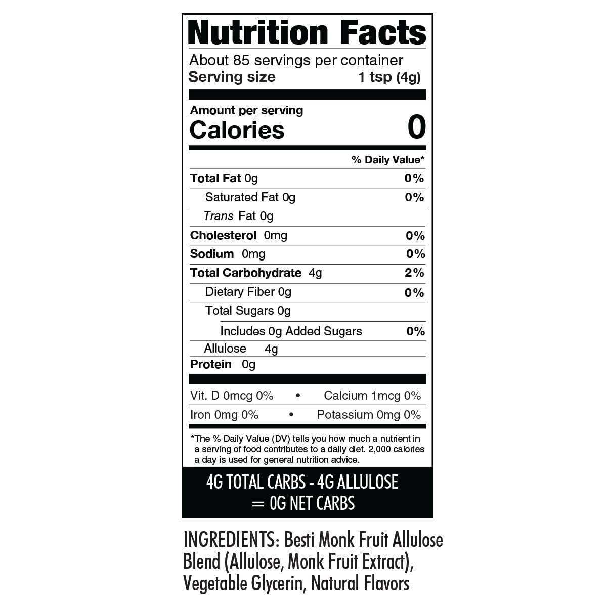 Wholesome Yum Besti non GMO label reinforces clean ingredient story