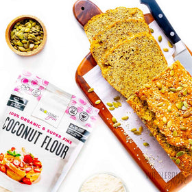 Wholesome Yum organic-label image featuring non-GMO and organic certification for clean ingredients.
