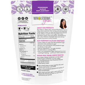 Wholesome Yum Powdered Allulose Sweetener bake demonstrates smooth texture with no aftertaste.