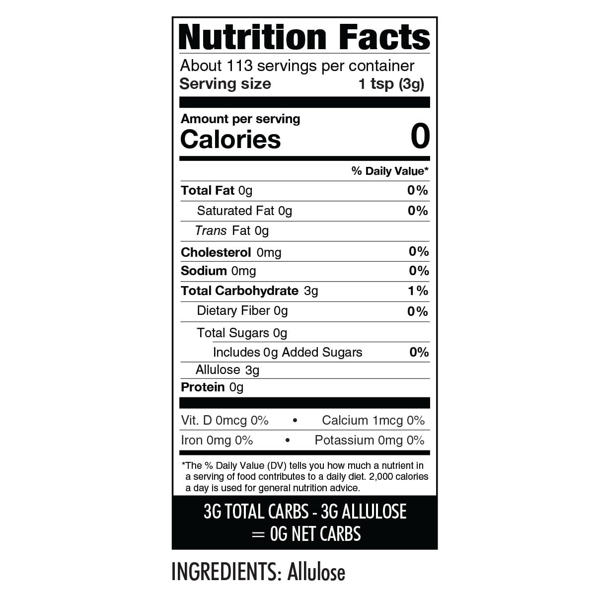 Wholesome Yum powdered allulose sweetener sprinkle-dusting demonstrates even texture for toppings